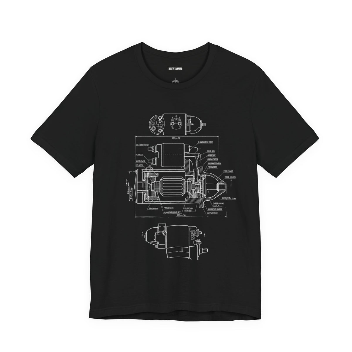 Dirty Tarmac Engine Blueprint Tee