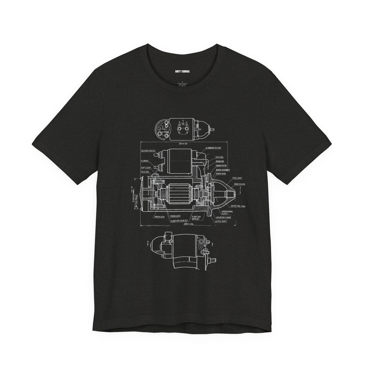 Dirty Tarmac Engine Blueprint Tee