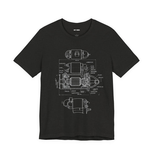 Dirty Tarmac Engine Blueprint Tee